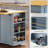 Large Kitchen Island with Drop Leaf-754983095