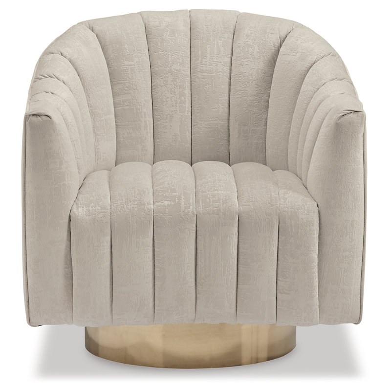 Neveah Upholstered Swivel Accent Chair