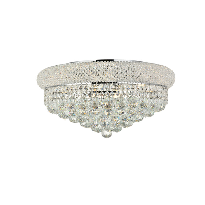 Ston Easton Crystal Flush Mount, Chrome, Royal Cut