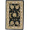 Tapis noir / brun en laine touffeté à la main Oberry