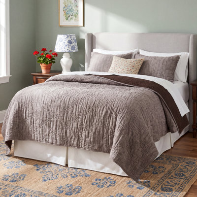 Arteta Belgian Flax Linen Quilt Set