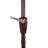 Tracy 9 ft. Coastal Octagon Outdoor Market Patio Umbrella with Scalloped Fringe, Crank Lift & Tilt, Coral Red Canopy, Dark Brown Pole-1039559892-1039606765