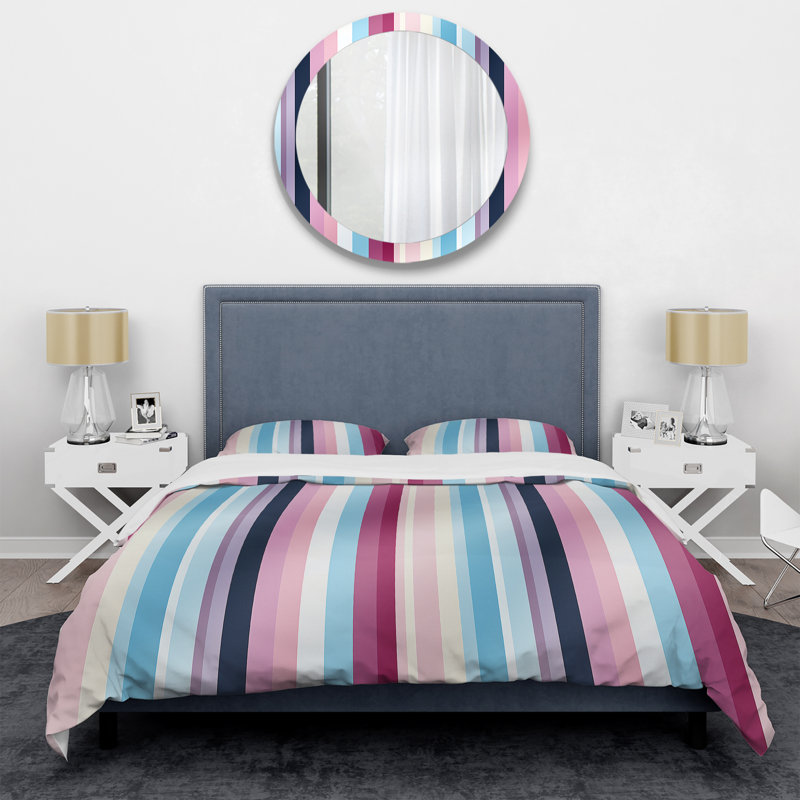Ensemble de housse de couette Vibrant, Housse de couette simple + 1 taie décorative stan