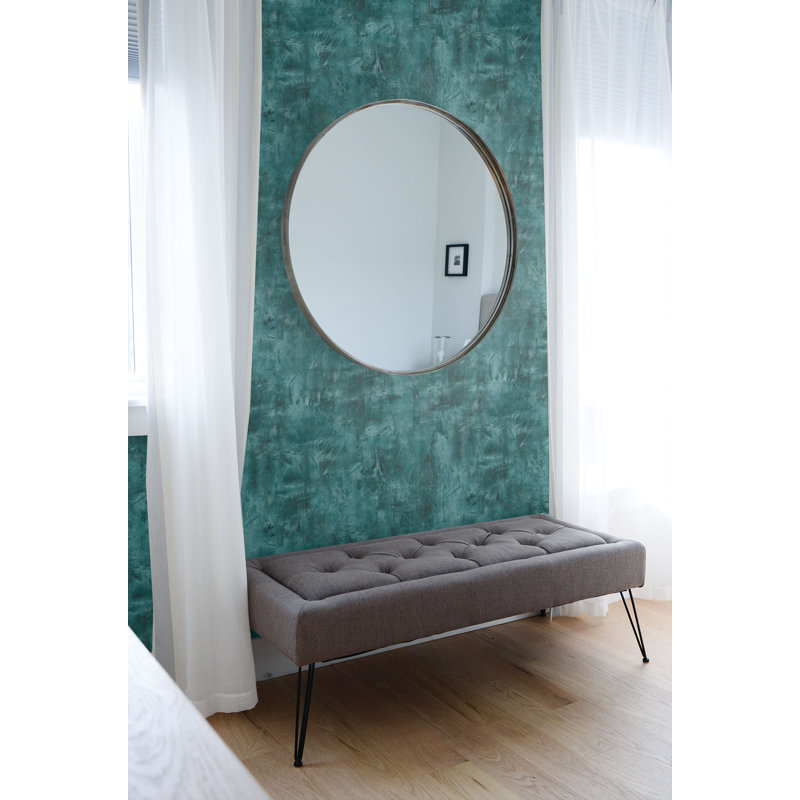 Rouleau de papier peint l 27 po x l 27 po Bellmead, Émeraude