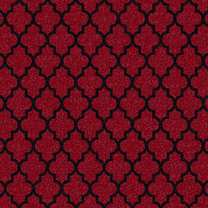 Winter Quilt Christmas Red, Rectangle 3'10" x 5'4"
