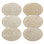 Ensemble de 6 assiettes à motif mosaïque dorées 6 po