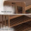 8 Pair Shoe Rack