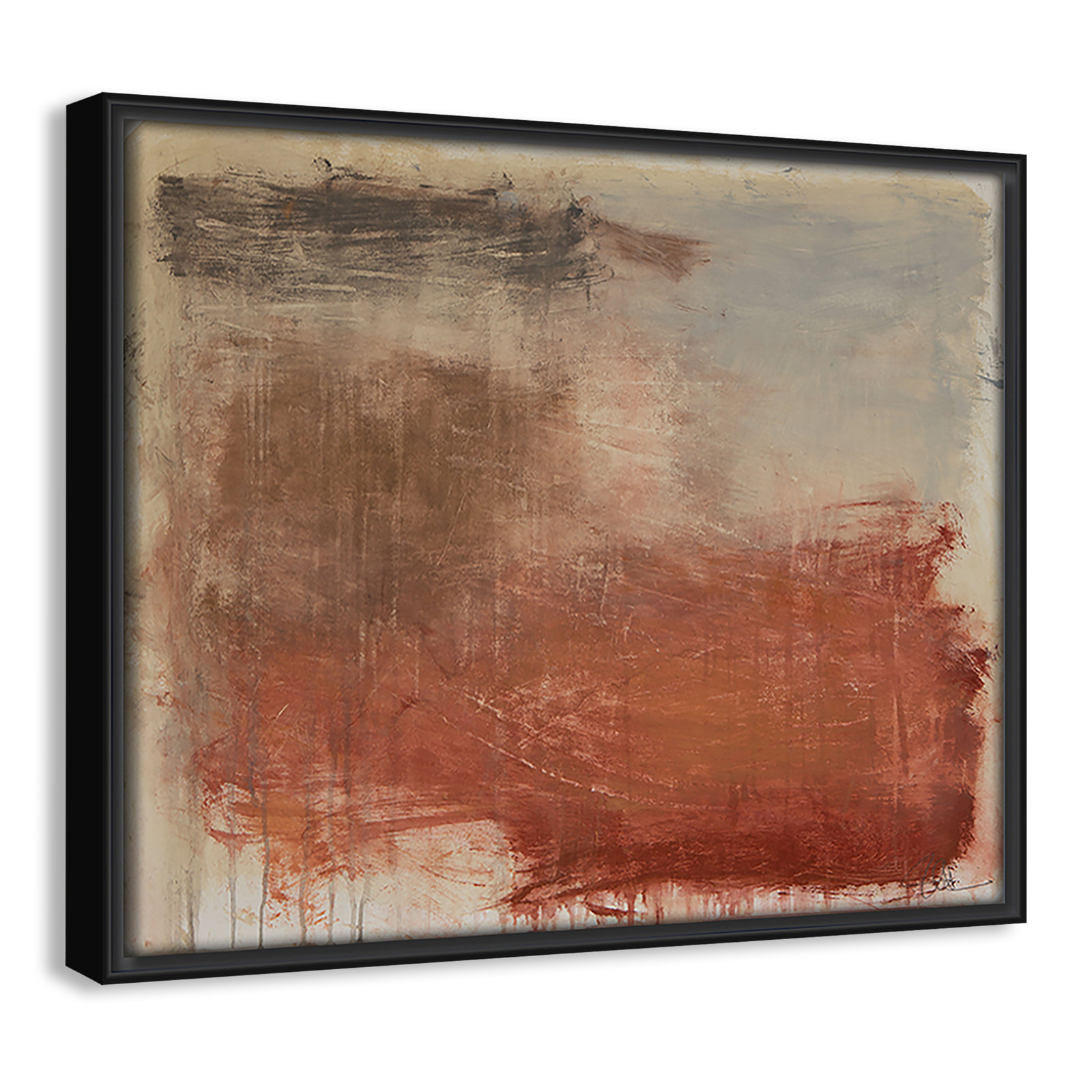 Colin "Autumn Over The Riviera" Print, 9.5" H x 11.5" W, Black