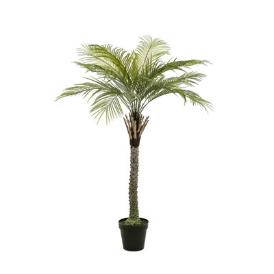 Ensemble de 2 palmiers artificiels en pot