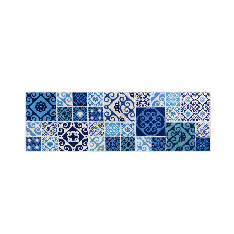 "MAIOLICA BLUE" RUNNER 45X140 CM