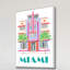Miami Art Deco - impression d'art graphique-27088470-27059698