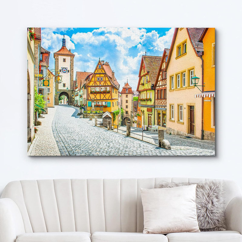 Architecture, bâtiment, Pays-Bas hollandais, campagne, nature, paysage sauvage, sur toile, H 12 po x l 18 po x P 1,5 po