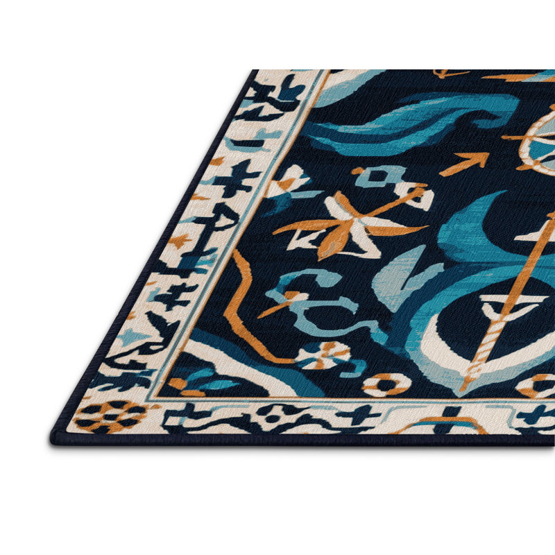 Machine Washable Turkish Gray Area Rug