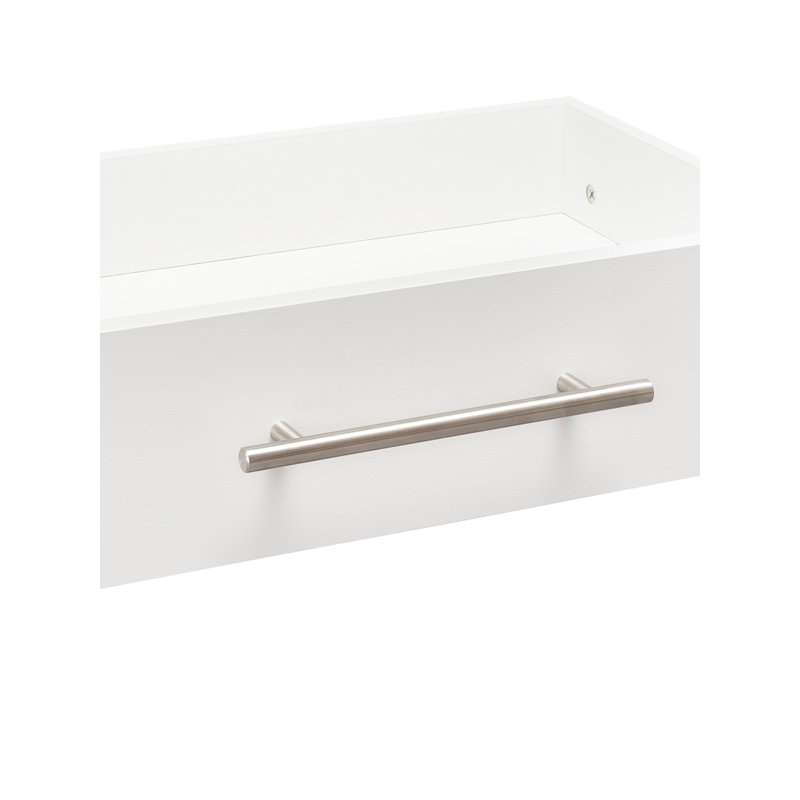 SuiteSymphony 4.92'' H X 24.9'' W Modern Drawer, Pure White