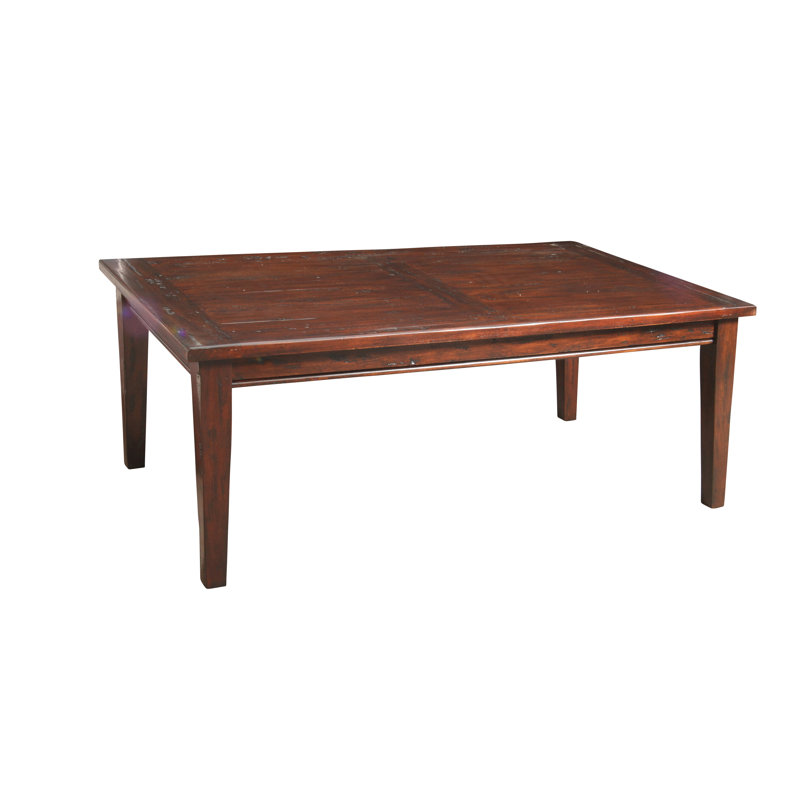 Table basse en bois massif, Marron foncé