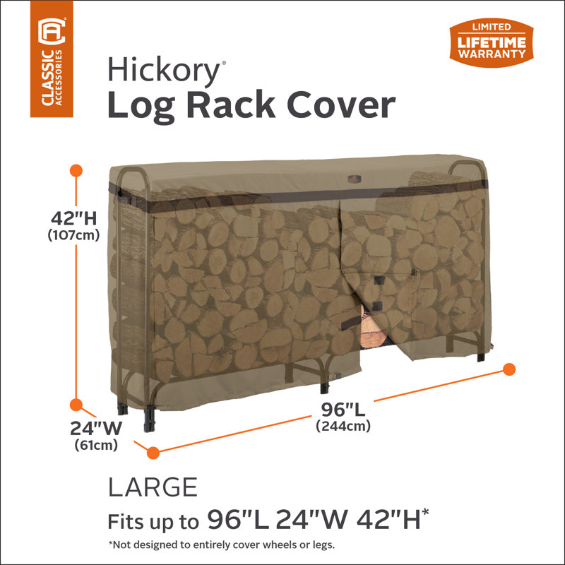 Hickory Outdoor Log Rack Cover