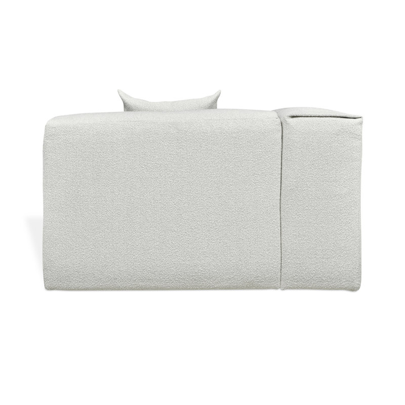 Nest Modular Left Arm Chair, Morris Fog