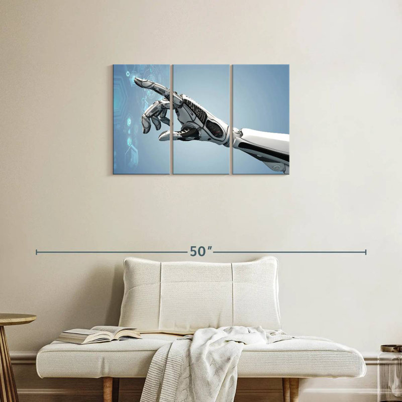 Kelan Futuristic Robot Arm, 20" H x 33" W