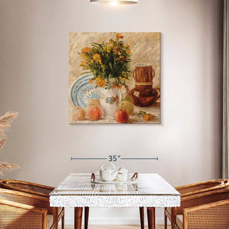 Yarlin nature morte aux pommes, H 36 po x l 36 po