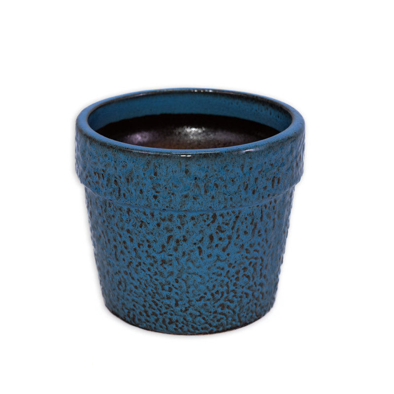 Pot en céramique brillant et minimaliste brillant pour la maison et le jardin
