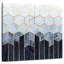 Soft Blue Hexagons