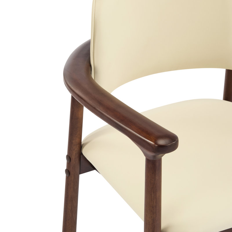 Ensemble de 2 chaises de salle à manger, bois d'hévéa robuste, siège en mousse de polyuréthane confortable, idéal pour la maison et la cuisine