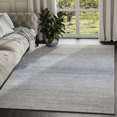 Tapis gris / bleu Woodstock