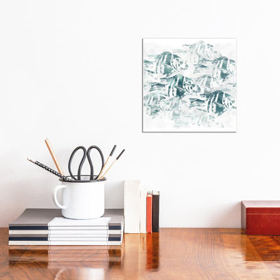 Sealife Batik I by June Erica Vess - Wrapped Canvas Painting