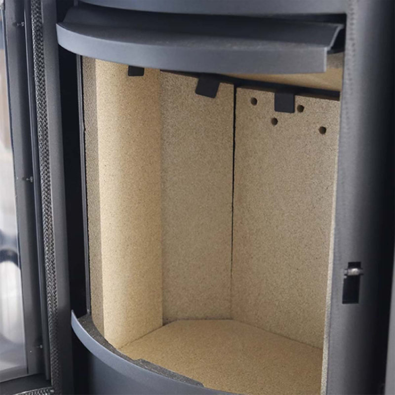 Foyer cylindrique à bois domestique