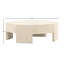 Gia Pine Wood Coffee Table, Whitewash