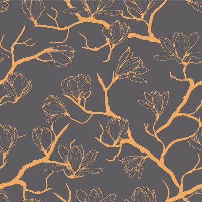 Dark Sakura Wallpaper Abstract Tile