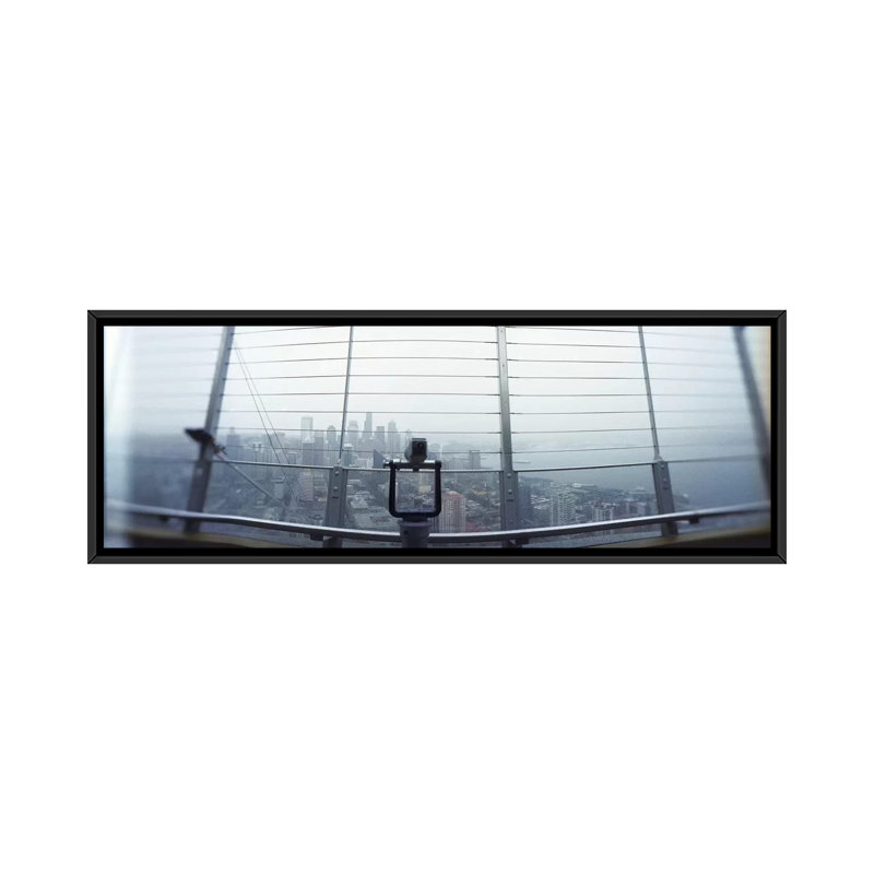 «Seattle from the Space Needle, 2010, Washington», reproduction de photo sur toile, H 12 po x l 36 po x P 1,5 po