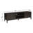 Geena Solid Sheesham Wood TV Stand, Gray