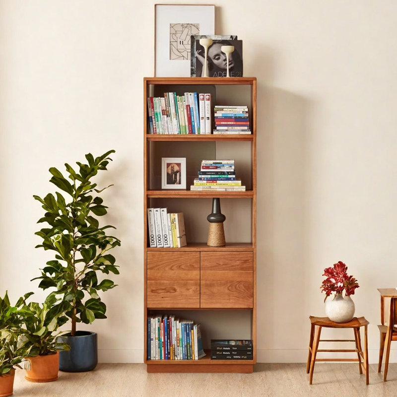 Yener, (4 Shelves) 72.05"H x 27.56"W x 15.75"D