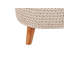 Chiriga 40cm Wide Round Footstool Ottoman
