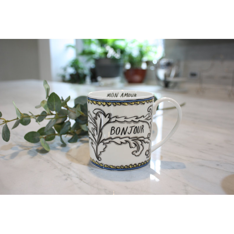 Mon Amour Bone China Coffee Mug