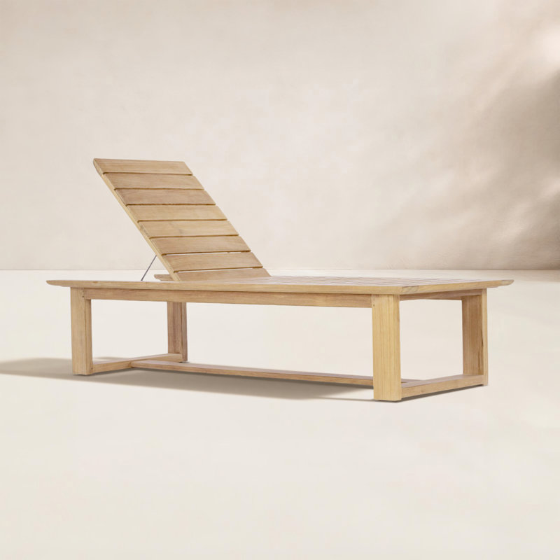 Westminster Teak Outdoor Chaise Lounge