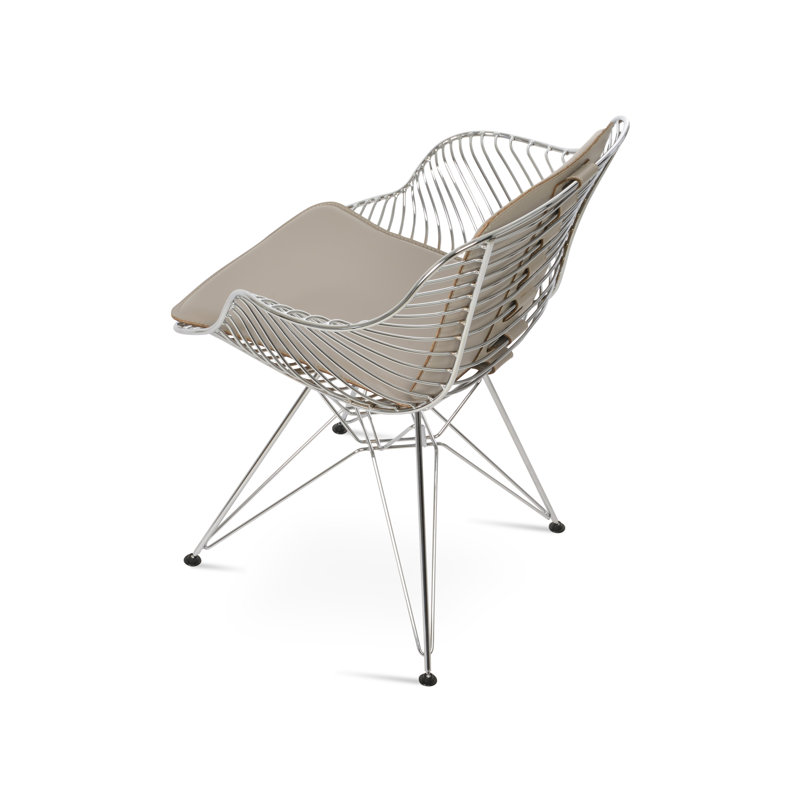 Fauteuil tour Zebra, Os, Chrome
