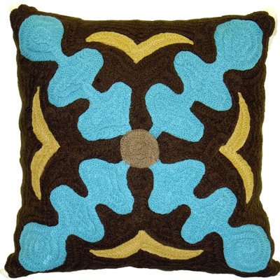 Embroidered Throw Pillow
