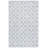 Metro 388 Hand Tufted Wool/Cotton Damask Rug in Ivory/Blue-1887998578