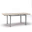 Brisco Extendable Rectangular Glass Top Dining Table-560481722-609968374
