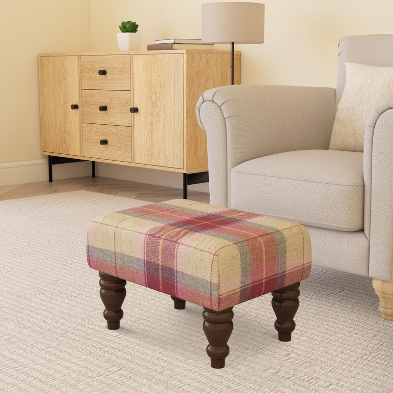 Manufactured Wood Accent Stool, Mahogany