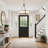 6-Light Fabric Drum Chandelier