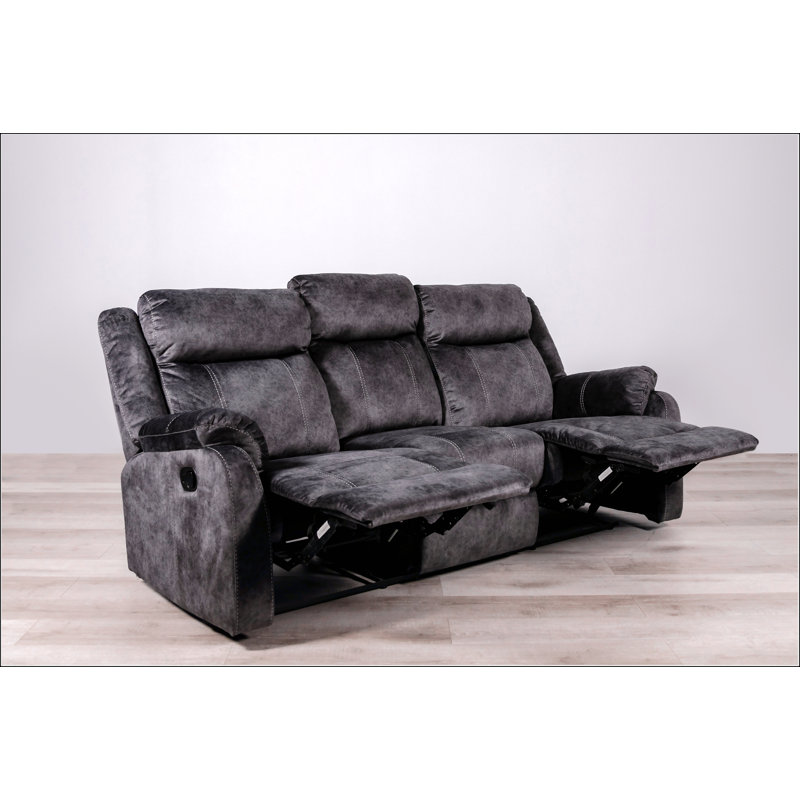 Reclining Sofa, Gray