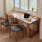 Brown Rectangular Solid Wood desk-109521484