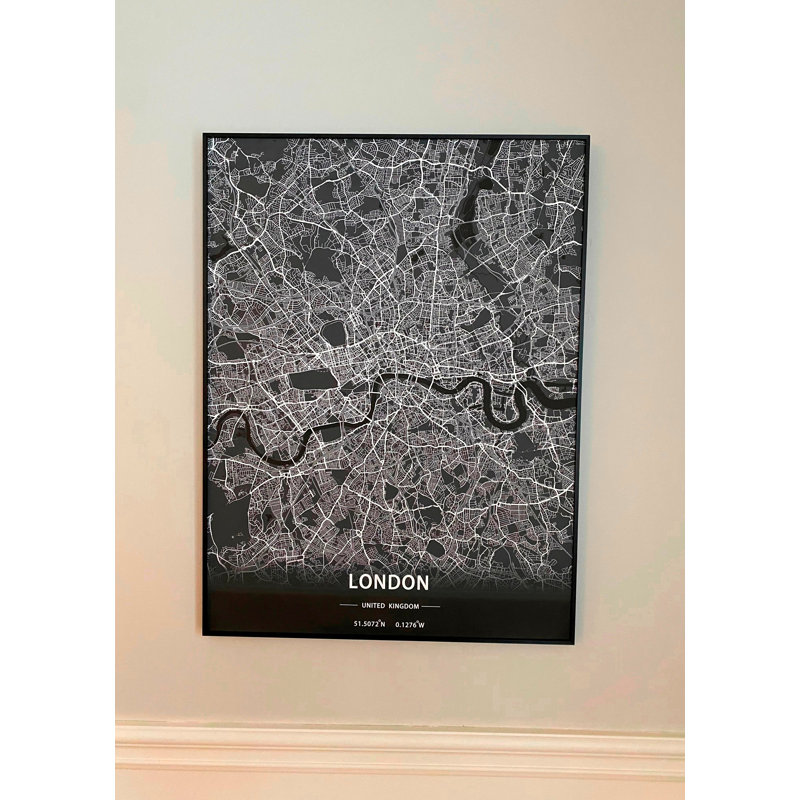" London Map ", Black