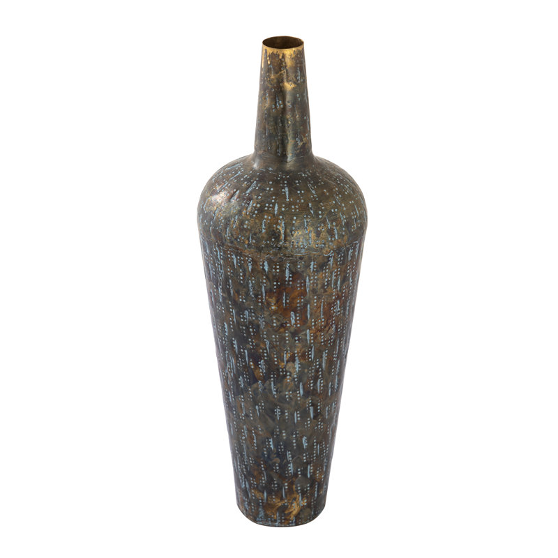 Myrie Vase - Large Patinated Brass