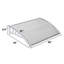Housse de pluie pour porte et fenêtre 40 po x 32 po et support blanc avec protection contre la pluie, la neige et les rayons UV-122482440-122482437