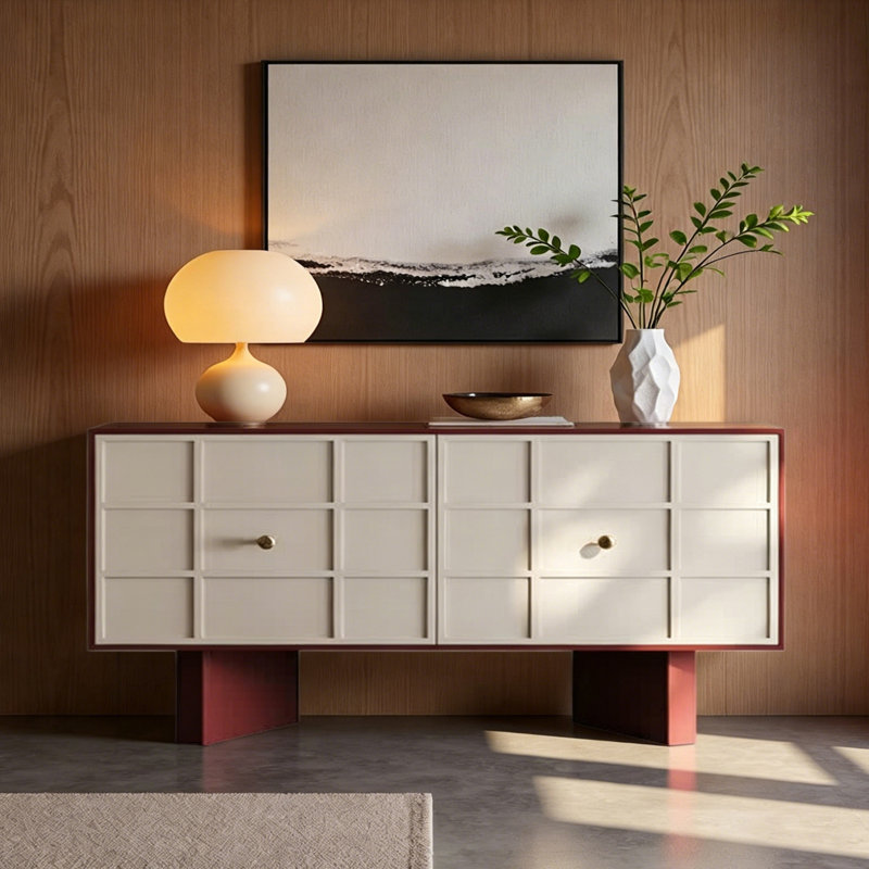 Buffet crème, 35.43" H x 62.99" W x 15.75" D