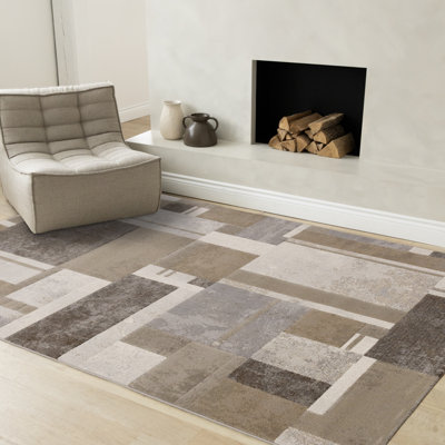 Tapis brun durable résistant aux taches